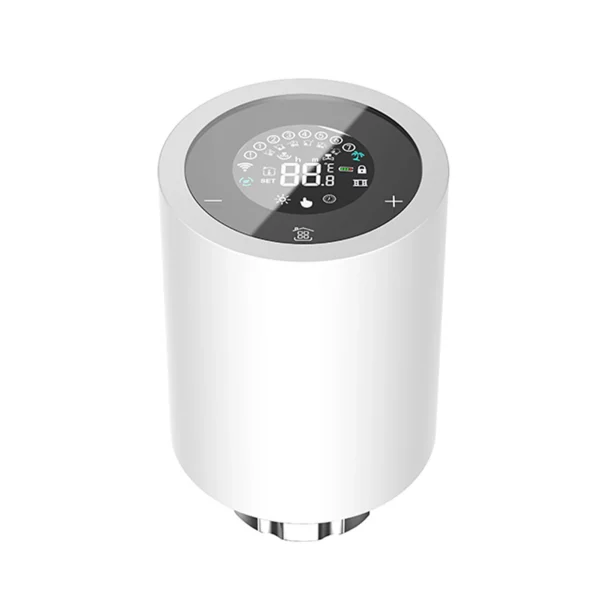 S39586c60312848e18fce6353f764dfaaD.webp Smart Thermostat Radiator Valve TRV 5-35°C Temp Control WiFi App Alexa Voice for Home Heating Energy Saving Easy Install