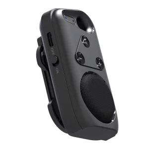 Bluetooth-compatible V5.4 Speakerphone Handsfree Sun Visor Speaker Wireless Car Kit Sport Audio Music Loudspeaker