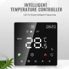 Smart Thermostat for Home Touchscreen Programmable Temperature Control IP20 Protection Auto/Manual Mode Digital Thermostat