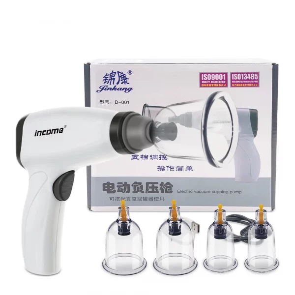 Electric Vacuum Cupping Massage Set Vaccum Massager Cupping Therapy Set Anti Cellulite Suction Cups Massage Physiotherapy Jars