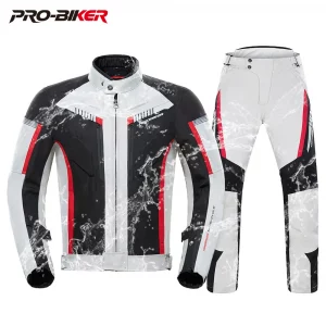 HEROBIKER Waterproof Motorcycle Jacket Man Racing Jacket Wearable Motorcycle Pants Moto Clothing With EVA Protection