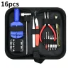 Watch Repair Tool Kit Watch Link Pin Remover Shell Opener Spring Bar Remover Clock Battery Replacement Strap Needle Set Accessor
