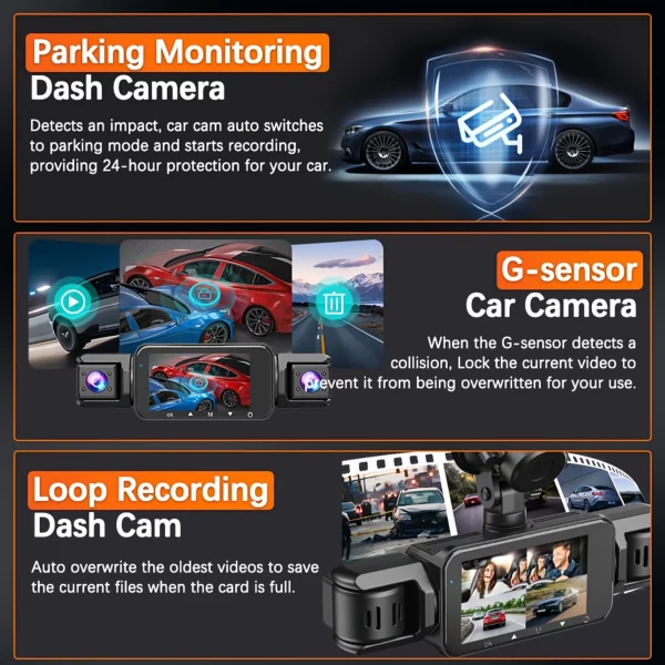 S410bcba96ed74fcba9bc36a612cc6ebdN-1.webp Dashcam for cars 4 Channel Black Box WiFi Driving Camera FHD 1080P Night Vision Loop Recording add Hardwire kit car accessories