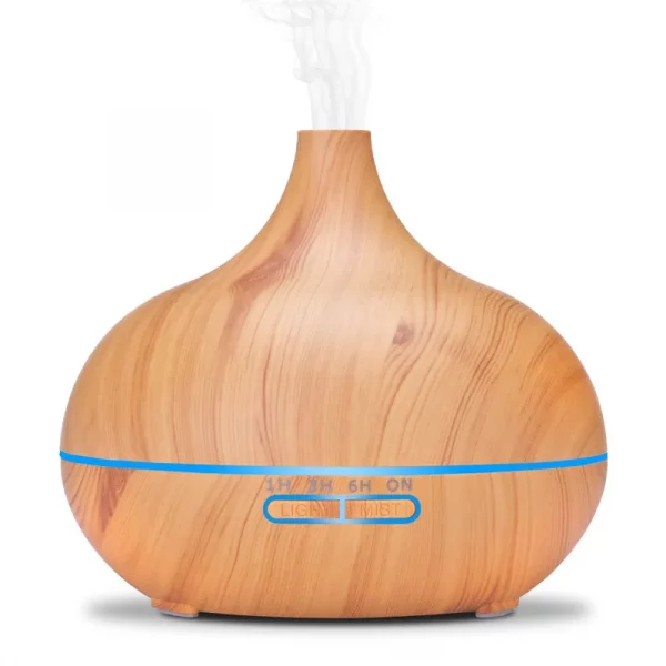 Essential Oil Aromatherapy Diffuser with Remote Control LED Ultrasonic Cool Mist Scent Humidifier Vaporizer for Room Office Home
