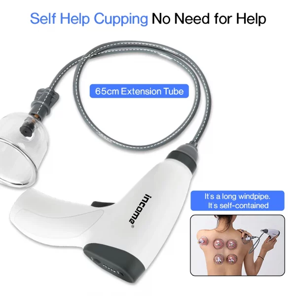 Electric Vacuum Cupping Massage Set Vaccum Massager Cupping Therapy Set Anti Cellulite Suction Cups Massage Physiotherapy Jars