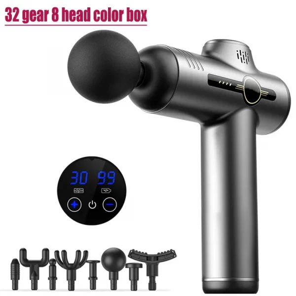 S42b51fa14bca47bb9f17a1ea4199d8e2L.webp Mini Massage Gun Electric Shock Muscle Relaxation Vibration Fitness Massager For Body Neck Back Ladies Home Travel Fascia Gun