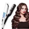 Steam Hair Straightener Brush Anti-scald Negative Ion Hair Care Ceramic Wide Hair Curling Flat Plates Lcd Display Hot Comb