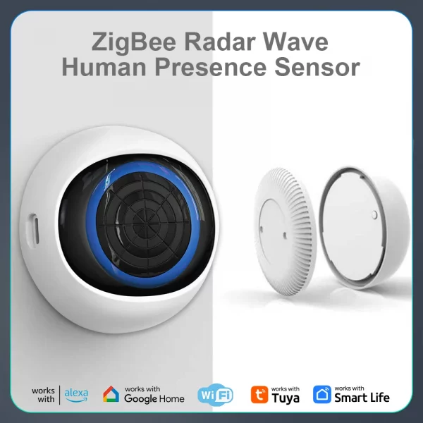 Intelligent Radar Radar Wave Tuya Zigbee Human Presence Sensor 5.8G Millimeter Wave Sense Probe Induction Detector Smart Linkage