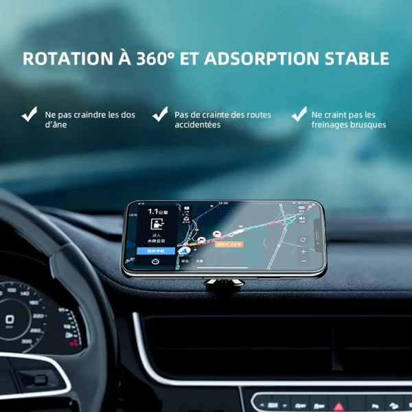 S447a10b4ae504b7db5f351367989ad557.webp Magnetic Suction Car Mobile Phone Holder Suction Cup Type Air Outlet Snap-in Car Universal Paste Mobile Phone Holder