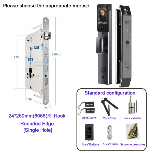 S476dc6bf199941c9b9d2994640a838afJ.webp Smart lock 3D face recognition fingerprint waterproof smart door wifi remote photo capture unlocking with App key NFC RFID Card