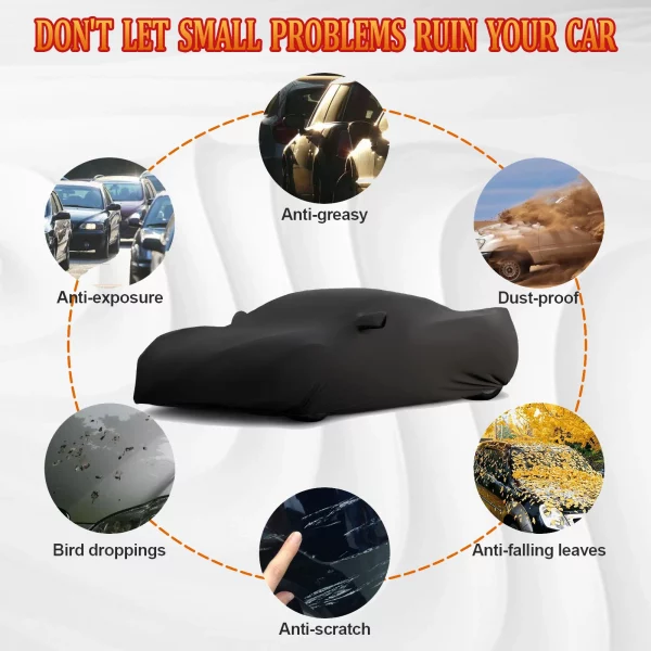 S48f2a4d872eb4c8d91fd79e960ae61d6y.webp Indoor Outdoor UV Snow Protection Inner Lining Universal Breathable Velvet Full Car Cover Dust Proof UV Protection Nonwaterproof