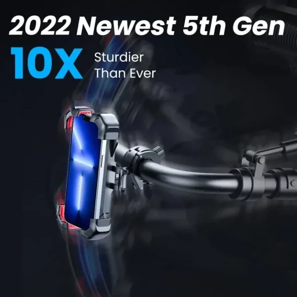 S49fc5f7cb779472b97af0f8d6a8b6d29B.webp Universal Stand Bicycle Cell Phone Mount Motorcycle Phone Holder For 4.7-7 inch Smartphone Stand Shockproof Cellphone Bracket