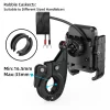 Motorcycle Phone Mount with  Charger USB C 20W Fast Charging Port Waterproof Motorcycle Cell Phone Holder Cradle