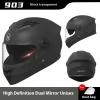 Moto Scooter Safety Helmets, One-piece Full Face Engine Design, Modular Casco Motorsiklet Equipment