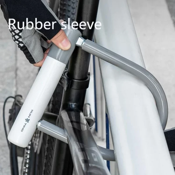 XUNTING Bicycle U lock Anti-theft Heavy Duty Bike Locks Shackle Secyrity Locks Cycling Bike Accessory
