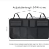 Car Trunk Organizer Adjustable Backseat Storage Bag Net High Capacity Multi-use Oxford Automobile Seat Back Organizers Universal