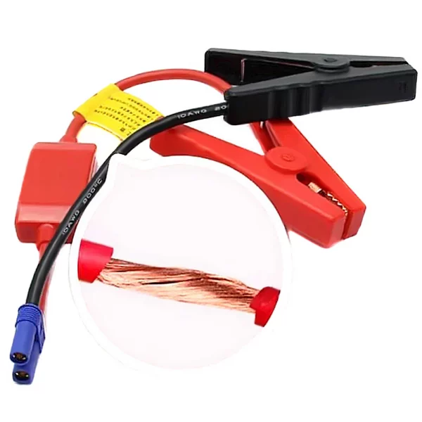 Jump Starter Cable with Clamps Booster Cable 12V Alligator Clip Starter for Car Jump Starter for Car Battery Charger