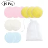 S537d97efda2f479e9e9990a959564a40w.webp 10/16/20Pcs Makeup Remover Pads Reusable Cotton Pads Make Up Facial Remover Bamboo Fiber Facial Skin Care Wipe Pads with bag