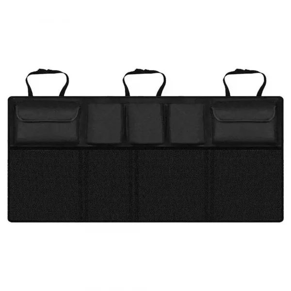 Car Trunk Organizer Adjustable Backseat Storage Bag Net High Capacity Multi-use Oxford Automobile Seat Back Organizers Universal