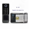 S5484b9c449094bcdb8fc649e8ca8cfdb4.webp Waterproof Outdoor Door Smart Rim Lock Digital WiFi Remote Fingerprint Electric Electronic Smart Door Lock with Tuya TTLock App