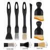 Car Cleaning Brushes Kit Automotive Interior Detailing Dust Brush Vehicle Microfiber Sweeping Brush Car Wheel Hole Wash Tools