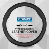 Car Steering Wheel Cover 38cm 15" Leather For MINI COOPER S JCW ONE F54 F55 F56 F60 R60 R61 Auto Accessories