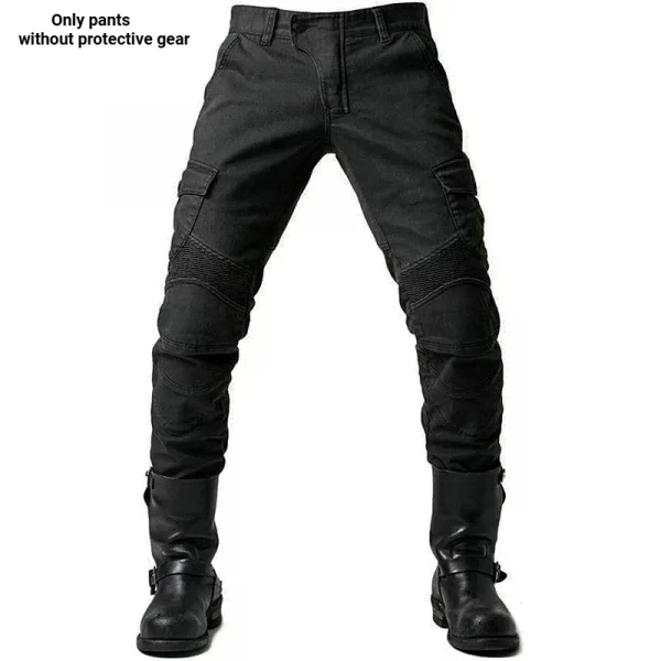 Men's Motorcycle Protective Pants Breathable Wear-Resistant Tight Jeans Overalls for Motorbike Safety Comfortable Riding Gear