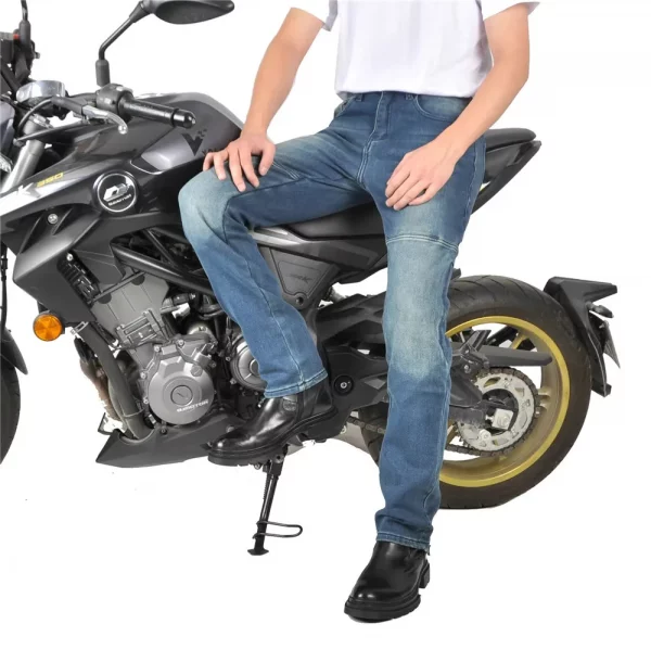 S5befe03f9358495c8a2aaffd9fac3ef4x-3.webp Motorcycle Riding Jeans Pants Soft elastic Inset Gear Wear-resistant Fireproof Kevlar Protective Layer On Hips And Knees