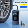 S5ca465ce6ad842d68a1f58a4b3d468b3h.webp Wireless Car Air Pump Portable Air Compressor Electric Tire Inflator with LCD Digital Display for Car Motorcycles Bicycle Ball