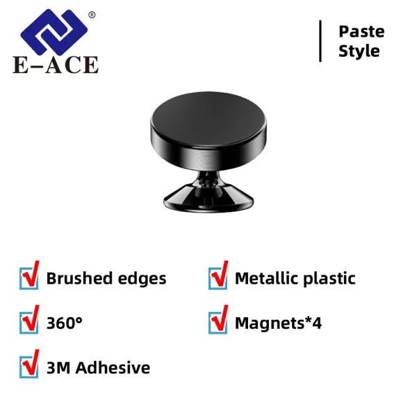 S5d0306409571482b87b10b3cc1403c59k.webp Magnetic Suction Car Mobile Phone Holder Suction Cup Type Air Outlet Snap-in Car Universal Paste Mobile Phone Holder