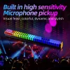Smart LED Light Bars Colorful Sound Activated Rhythm Light Usb Rechargeable For Room Decoration Car Computer Desktop