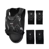 WOSAWE Adult's Motorcycle Armor Back Protector Spine Chest Protection MTB Motocross Racing Body Protective Vest Motorbike Jacket