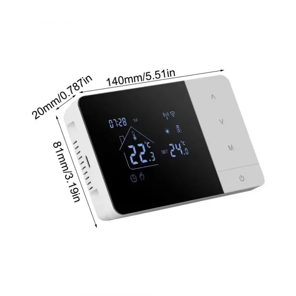 Smart Programmable Temperature Controller APP Voice Control WiFi Wireless Thermostat For Gas Boiler Control Floor Heating