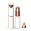 2-in-1 facial and eyebrow trimmer: a rechargeable painless facial eyebrow shaver for the face, lips, and body