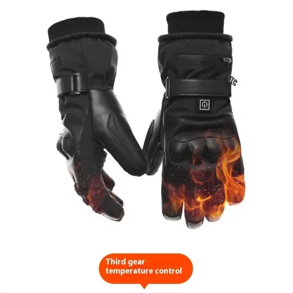 S620d02866d82421299104efb917dffa34.webp Heated Gloves Hand Warmer Electric Thermal Gloves Waterproof Snowboard Cycling Motorcycle Bicycle Ski Outdoor Winter Gloves