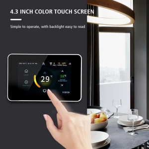 WiFi Smart Thermostat Programmable Thermostat 5+2/ 6+1/ 7 Days Schedule APP Remote Control Voice Control ℃/℉ PM2.5 Humidity