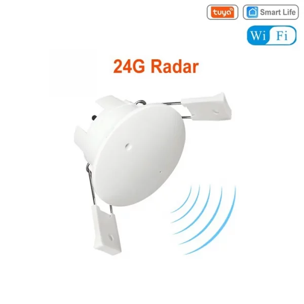 FORW-Tuya Smart Life Wifi Millimeter Wave Radar 24Ghz Human Presence Motion Sensor Luminance Detector App Monitor 80-250VAC
