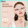 Vibration Eye Massager LED Light Therapy Anti-Aging Eye Care Fatigue Relief Relaxation Relieve Dark Circle Electric Eye Massager