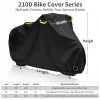 S667eda8aa2d743749a0e267f75ea7aa6J-1.webp Outdoor Bike Cover 210D High Quality Bicycle Protector Multipurpose Sun Rain Snow Dust Waterproof All Weather Protective Covers