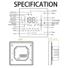 Smart WiFi Thermostat for Floor Heating&Cooling System Compatible with Gas Boiler Heat Pump HVAC Control Controller/Actuator