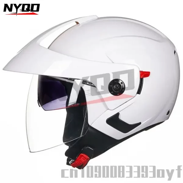 Motorcycle Helmet Open Face Dual Lens Moto Helmet Scooter Motorbike Helmet for Men Women S-XXL cascos para moto