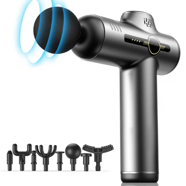 S6997b419cc5d4ca8844dc50fea89cd87o.webp Mini Massage Gun Electric Shock Muscle Relaxation Vibration Fitness Massager For Body Neck Back Ladies Home Travel Fascia Gun