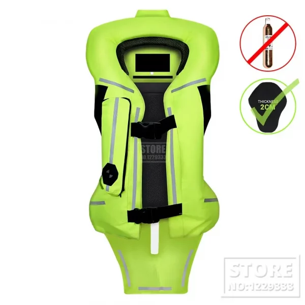 CE Certified Motorcycle Airbag Vest Jacket Motocross Protective Airbag Racing Jacket Safety Vest Jaqueta Reflective Chaqueta
