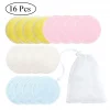 S6ba7e0ac1e4644cfae3044bcee68b4c0h.webp 10/16/20Pcs Makeup Remover Pads Reusable Cotton Pads Make Up Facial Remover Bamboo Fiber Facial Skin Care Wipe Pads with bag