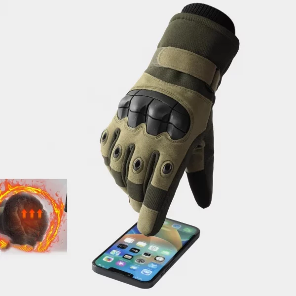 Approved Winter Motorcycle Gloves Military Grade Cold Mitten Biker Man Thermal Riding Glove for Sub-Zero Motocross Snow Riding