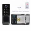 S6ff6074e782440de994ccfeadbf941dfU.webp Waterproof Outdoor Door Smart Rim Lock Digital WiFi Remote Fingerprint Electric Electronic Smart Door Lock with Tuya TTLock App