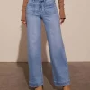 Women's New Europe and the United States High-Waisted Jeans Women's 2025 Spring Thin Wide-Leg Retro Temperament Straight Pants