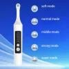 Tooth Polisher, Rechargeable Teeth Whitening Kit, for Teeth Cleaning and Whitening, Equipped with 6 Brush Heads & LED Light, Por