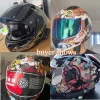 New Motorcycle Professional Racing Flip Up Helmet ABS Material Modular Dual Lens Bluetooth Helmets DOT  full face helmet