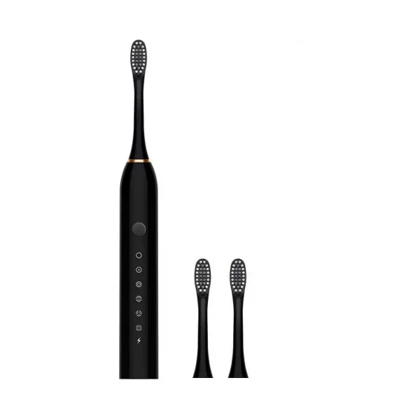 Sonic Electric Toothbrush 3 Brush Heads for Adults IPX7 Waterproof DuPont Brush Head USB Rechargeable High Frequency Cleaning